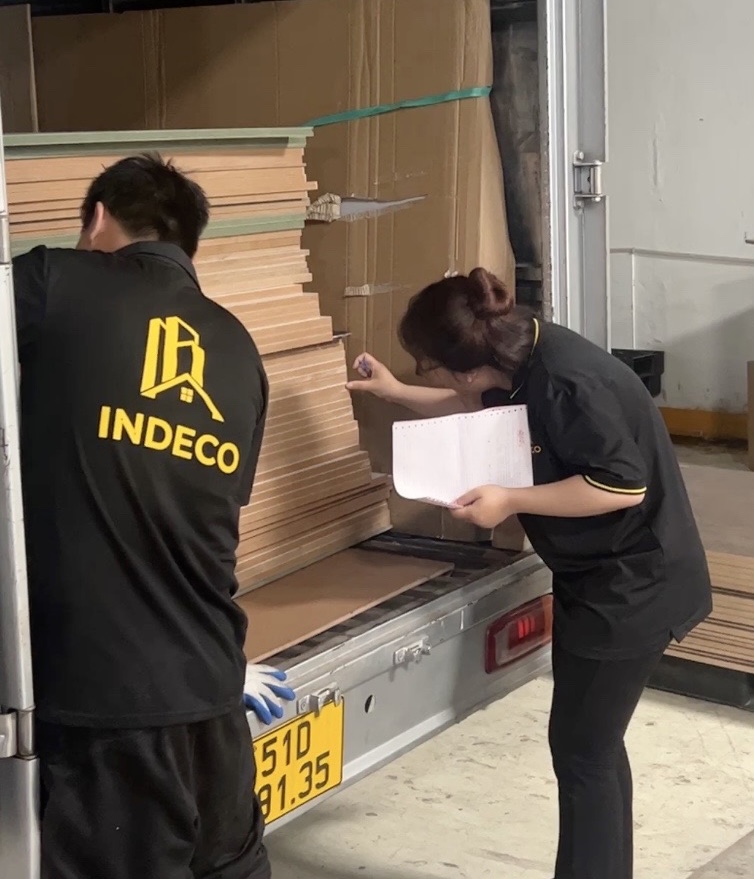 QUY TRÌNH SẢN XUẤT NỘI THẤT VÀ GIAO HÀNG TẠI INDECO