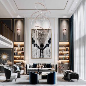 [SANG TRỌNG] Mẫu Nội Thất Phòng Khách Luxury Premium Cho Nhà Ở